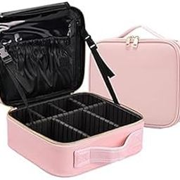 Vanity Bag with Adjustable Compartment for Cosmetics Makeup Cosmetic Storage Bag Toiletry Makeup Organizer Vanity Box-54