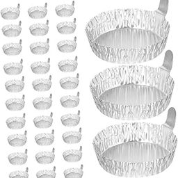 Gadpiparty 100pcs Measuring Aluminum Weigh Boats with Built Handle for Accurate Weighing of Powders and Liquids in Laboratories High Capacity for Enhanced Productivity-image-39