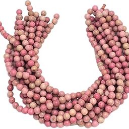 Blue bijoux Natural Stone Pink Rhodonite Beads 8MM Polished Smooth AAA Grade Round Gemstone Beads for Jewelry Making-image-94
