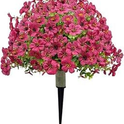 Bnf® Artificial Violet Flower Topiary with Ground Stake for Patio Indoor, Outdoor|Home & Garden|Yard, Garden & Outdoor Living|Garden D?©cor|Statues & Lawn Ornaments-image-63
