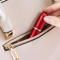CARTNOVA® Refillable Portable Mini Perfume Spray Bottle Empty Perfume Container Red-38