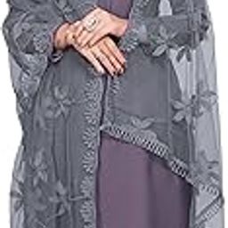 Elegant Net Embroidered Phulkari Dupatta with Lace Border – Soft & Lightweight 1-image-85