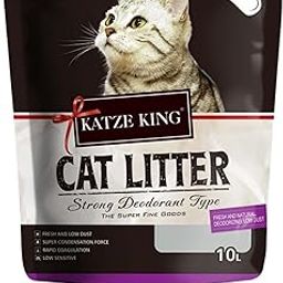 Foodie Puppies Katze King Exclusive Scoopable Cat Litter - 7Kg/10L,with Lavender Fragrance | Clean Non-Dust Clumping Type Exclusive Scoopable with Odour Control-11