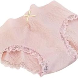 Women's Cotton Lace-Trimmed Briefs, Assorted Pastel Colours (Multicolors Underwear Pack of 2)-image-24