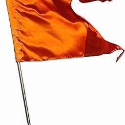 La Jarden® भगवा झंडा Non Printed 40x31inches Blank Flag Silky Satin Fabric In Saffron, Kesariya, Orange Color Flag for Yoga, Meditation, Om Shanti Bhawan, Flag, Bhagwa Dhwaj for Temple, House & Religious Purpose-image-43
