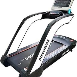 PowerMax Fitness TAC-7000 (7HP) AC Motorized Commercial Treadmill for Gym | 250KG Max User Running Machine | 20 Lvl. AutoIncline Treadmill | 19Inch LCD | 1655x590mm Running Surface Cardio Equipment-10