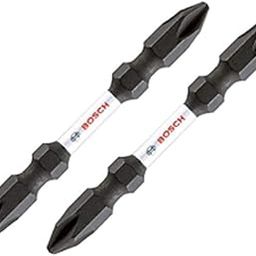 Bosch Professional Impact Screwdriver Bits, Type PH2-PH2 | Double-Ended Screwdriver Bits | Heat-treated S2M Steel | 65mm Length | Magnetic Tip | Heat-Treated for Durability | 2 Pcs Pack-14