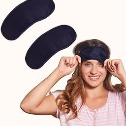 Clayherbs Pack-10 Eye Mask | Soft & Breathable Sleep Mask for Women & Men | Light Blocking | Reusable & Comfortable Eye Cover for Travel, Yoga, Relaxation & Deep Sleep – Eco-Friendly Pouch (Black)-image-31