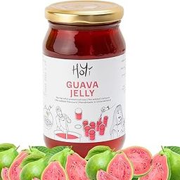 HoYi Guava Jelly – Handmade Natural Fruit Spread – No Gelatin or Artificial Flavors – Packed in Glass Jar with Beeswax Seal – Small Batch Jelly from Women Farmers in Uttarakhand (250gms)-image-96