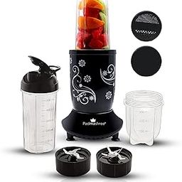 Nutri Blender Bullet Mixer Grinder Juicer 600 Watts| Multi-Functional 3 Jars With 2 Blades| 20000 RPM Full Copper Motor | 3 Storage Jar for Smoothies Coffee Soup | 2-Year Warranty |Black-14
