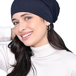 VIMAL JONNEY Women's Cotton Cap (CAP_NVY001_Blue_Free Size)-16
