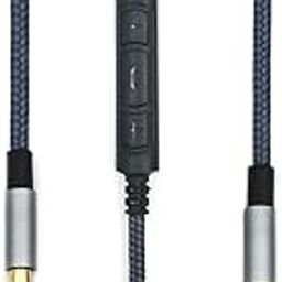 Audio Cable with in-Line Mic Remote Volume Compatible with Sony MDRXB950BT, MDRXB650BT, MDR1000X, MDR100ABN Headphone and Compatible with Samsung Galaxy Sony Huawei Android-80