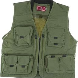 Multi-pockets Mesh Photography Fishing Vest Causal Outdoor Sports Vest M-image-59