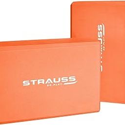 Strauss Yoga Block (Orange) and Yoga Block (Orange)-image-57