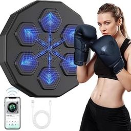 Scizor Music Boxing Machine Boxing Machine 6 Lights & Bluetooth Sensor Wall Mounted Music for Teens and Adults Music Boxing Machine for Adults in Home, Indoor & Gym-image-95