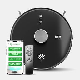 MecTURING Laseron S10 Robotic Floor Vacuum Cleaner | Suction Power of 10000 Pa | LiDAR NavPro5 Navigation for Home Mapping | 300 min of runtime | App, Remote & Voice Control-27