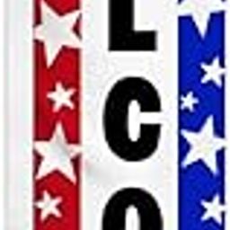 Infinity Republic Welcome Stars Swooper Feather Flag - 11.5ft x 2.5ft, Perfect for Business Advertising, Durable Polyester, Red, White, Blue, Independence Day-image-23