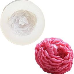 UKIYO international® - Peony Bud Flower Mould Silicone Candle Making Molds Carnation Moulds Wax Mold Topping Moulds Bath Bomb Clay Resin Arts Chocolate Cake Decorations Gumpaste Fondant Small Size-image-79