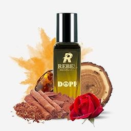 REBEL Fragrances Dope EDP Unisex Perfume, 20ml | Long Lasting Eau De Parfum with Notes of Tobacco, Rose, Amber, Oud | Best Gift for Men & Women-image-98