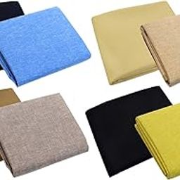Men's Poly Cotton Unstitched Shirt & Trouser Fabric Combo Set (Multi Color; Free Size)-image-92