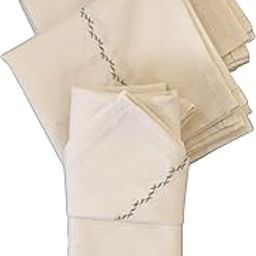 Designer Handkerchiefs (Men) Cotton: Natural Greige, 18IN *18IN-image-10