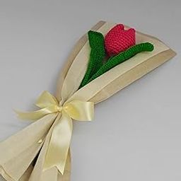 Knotsngifts Crochet Tulip Bouquet (1, Rani Pink)-image-5