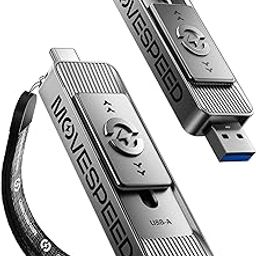 MOVE SPEED 2TB Solid State Drives with Dual Ports & Push-Pull Design 550MB/s Read Speed, Type C + USB 3.2 Drive Portable ssd for iPhone 15/16/Android/Mac, Instant File Transfer-21