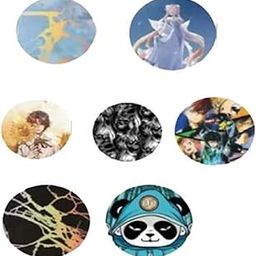 BHOOLU&GOOLU PVC Finger Phone Ring Socket Holder - Style Combo 2 - (4 Pcs Set)-image-35