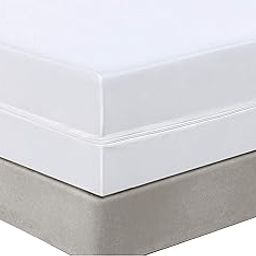 100% Zippered Waterproof Mattress Encasement Queen Bed Size 60x80x15-18Inches Extra Deep Pocket Protector Cover 6 Sided Enhanced Protection Breathable-image-12
