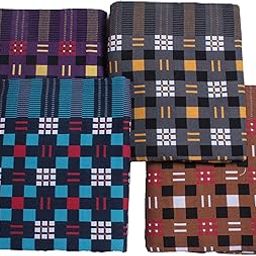 THARUNSHA ELITE Pure Cotton Blanket/Solapur Blanket / 100% Cotton AC Comforter/Reversible Elegant Checks Design Single Size : Set of 4 pc(60inch x 90 inch) (Violet Blue Grey Brown)-image-87