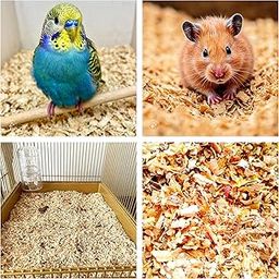 Wood shavings Bedding for Birds Sawdust Pieces for Hamster Guinea Pig for Egg Laying Litter and Easy Cleaning, 400 GMS-image-46