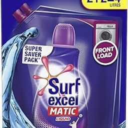 Surf Excel Matic Front Load Liquid Detergent 4L Refill Pouch, For Removing Tough Stains, Surf Excel Liquid Detergent - Front Load Washing Machines-image-0