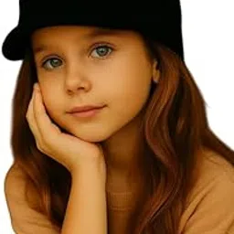 krystle Children’s Woolen Knitted Winter Cap with Brim – Cozy Beanie for Boys & Girls (Black, 7-12 Years)-picture-13