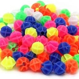 Neemo Bicycle Spoke Beads 216 pcs Assorted Color Plastic Clip Beads for Spoke Mount Decoration with Storage Box-image-1