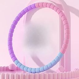 CALANDIS™ Preschool Hula Hoop Comfortable Sports Fitness Hoop for Travel Gym Men Women L | Abdominal Exercisers | Fitness Equipment & Gear | Fitness, Running & Yoga-image-73