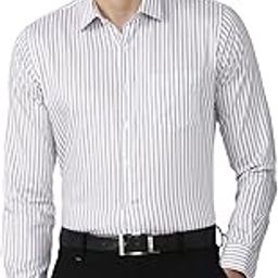 Formal Striped Shirt for Men| Premium Cotton| Full Sleeves| Slim Fit |Breathable Fabric-image-92