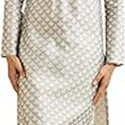 Men's Viscose Blend Digital Leaf Print Kurta Set (2pcs)-image-49