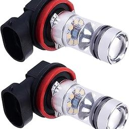 CALANDIS 1 Pair H11 Fog Light High Power 100w 20LED Bulb Lamp for Universal Car Truck | 2 Pieces H11 Fog Light LED Bulbs-picture-30