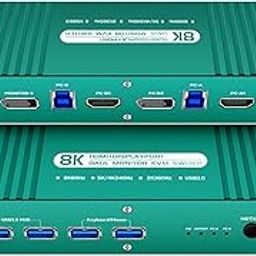 kvm Switch displayport and hdmi 240hz Hotkey Switching kvm Switch 2 Monitors 2 Computers displayport hdmi 144hz displayport hdmi kvm 144hz Dual Monitor kvm Switch dp hdmi FreeSync G-SYNC-5