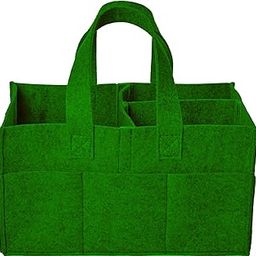 SYUTAM Diaper Caddy Bag for Smart Mothers Baby Diaper Caddy Organizers Baby Wipes Felt Storage, Nursery, Foldable, Portable and Liteweight (Green)-image-71