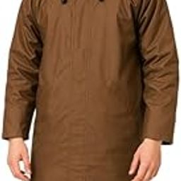 Classic Men's Waterproof Overcoat with Hood – Wind & Rain Resistant(Brown,Multisize)-15