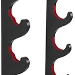 CALANDIS™ Baseball Bat Hanger Wall Mounted Black Color Accessories with Flocked Finish 4 Tiers | Bat Racks | Equipment Care & Accessories | Baseball & Softball | Team Sports-image-18