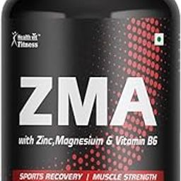 Healthvit ZMA (Zinc, Magnesium & Vitamin B6) - ZMA Supplements for Men and Women| 90 Tablets| Zinc Tablets and Magnesium Supplements to Enhance Muscles Strength and Immunity| Improve Sleep Quality-4