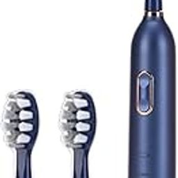 Yuva Pulse Sonic Electric Toothbrush for Adults | 5 Cleaning Modes | 3 Speed | 19000 Strokes/Min | 2 Brush Heads | 60-Day Battery | Type-C Rechargeable | 2-Min Timer | IPX7 Waterproof (Blue)-picture-23