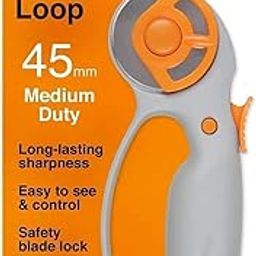 Precision Crafting Tools 45mm Rotary Cutter for Professional Rotary Cutting Blade for Cricut Crafting Machine Rotary Cutter Machine for Fabric DIY Crafting Loop Rotary Cutter-47