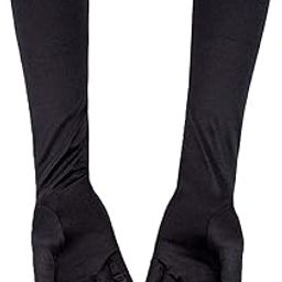 Satin Opera Gloves, KASTWAVE Long Elbow Satin Gloves Set 21" Stretchy 1920s Opera Gloves Evening Party Dance Gloves for Women-image-56