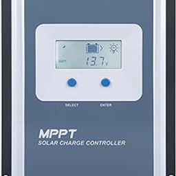 EPEVER MPPT Solar Charge Controller Tracer3210AN,30A, 12/24V auto Work; 390W @12V Battery or 780W @24V Battery. Support Gel AGM Flooded Sealed Batteries and Lithium Batteries, Gray and White-14