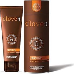 Clove Sensitive Toothpaste | reduce Senstivity | Dual Action toothpaste For Sensitivty & Bad Breath | Strengthens Enamel | Triclosan Free | Paraben Free | Peroxide free | Mint, Pack of 1 (100g)-27