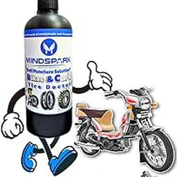 Mindspark Anti Puncture Solution | Anti Puncture Liquid | | Scooter Puncture Repair | (Tube Less Tyres, Compatible with XL-100 Comfort) 500 Ml Bottle-2