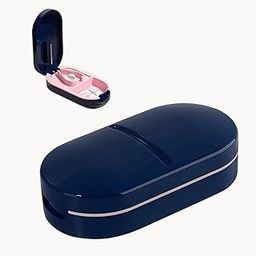 EtaMoon Small Pill Cutter, Pill Cutter Splitter for Small and Tiny Pills, Portable Pretty Pill Cutters for Large Pills, Cuts Vitamins Tablets for Purse Pocket (Pill Cutter, Blue)-14